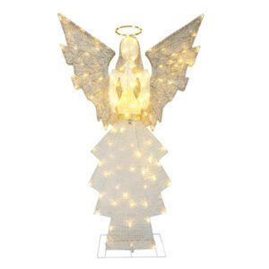 Outdoor Lighted Angel